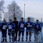 В агрогородке Луки прошли Кореличские районные соревнования по хоккею на призы клуба «Золотая шайба»