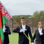 В ГУО "Средняя школа №2 г.п.Кореличи" прошла торжественная линейка, посвященная Дню Государственного флага, Государственного гимна и Государственного герба Республики Беларусь