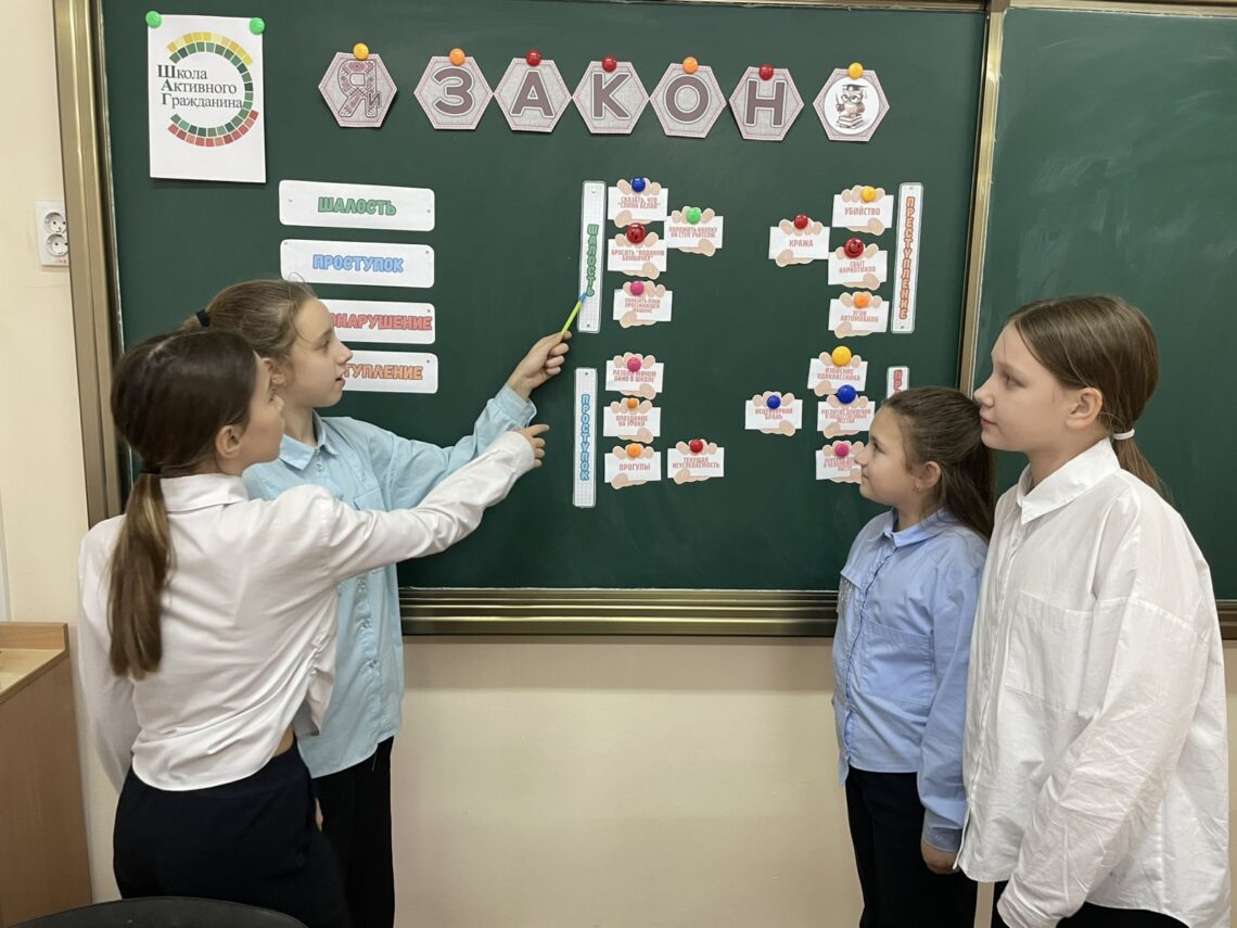 Деловая игра «Я и закон» в рамках ШАГа. 5 «А» класс